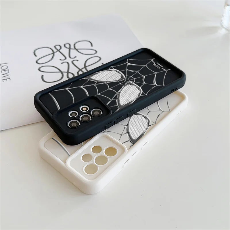 Phone Case Cool Spider-Man Eyes Silicone 3D Cute New Design