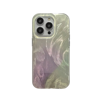 Fashion Laser Shell Pattern Gradient Color Phone Case