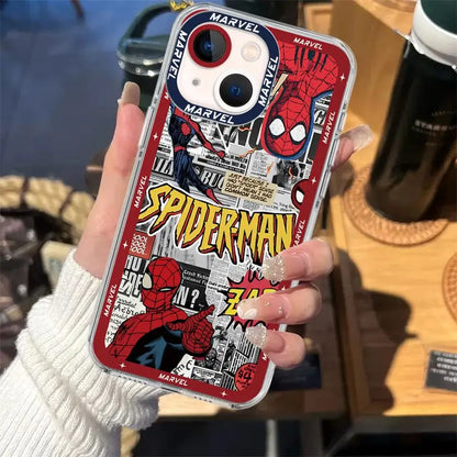 Marvel Spiderman Clear Soft iPhone Case