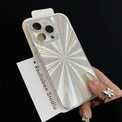 Luxury Camlet Pattern Laser Glitter Phone Case
