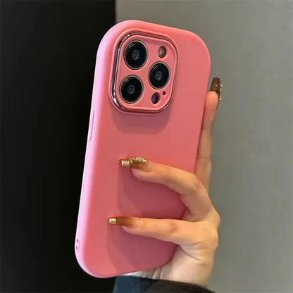 Luxury Cute Soft Silicone Candy Color Phone Case