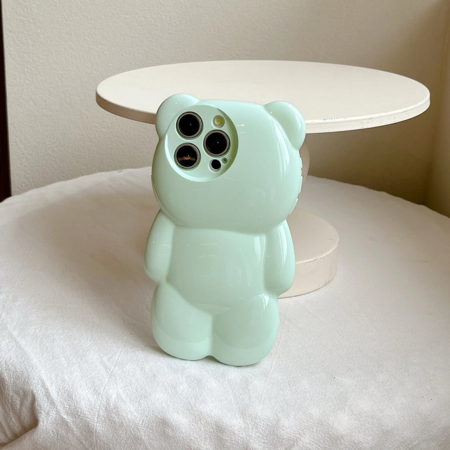 INS Japan Cute 3D Cartoon Bear Soft Phone Case