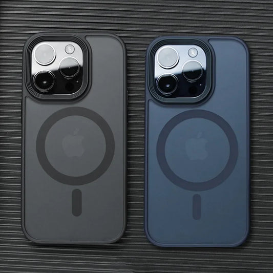 Matte Transparent Magnetic iPhone Case