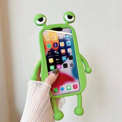 Funny Sausage Mouth Frog Phone Case