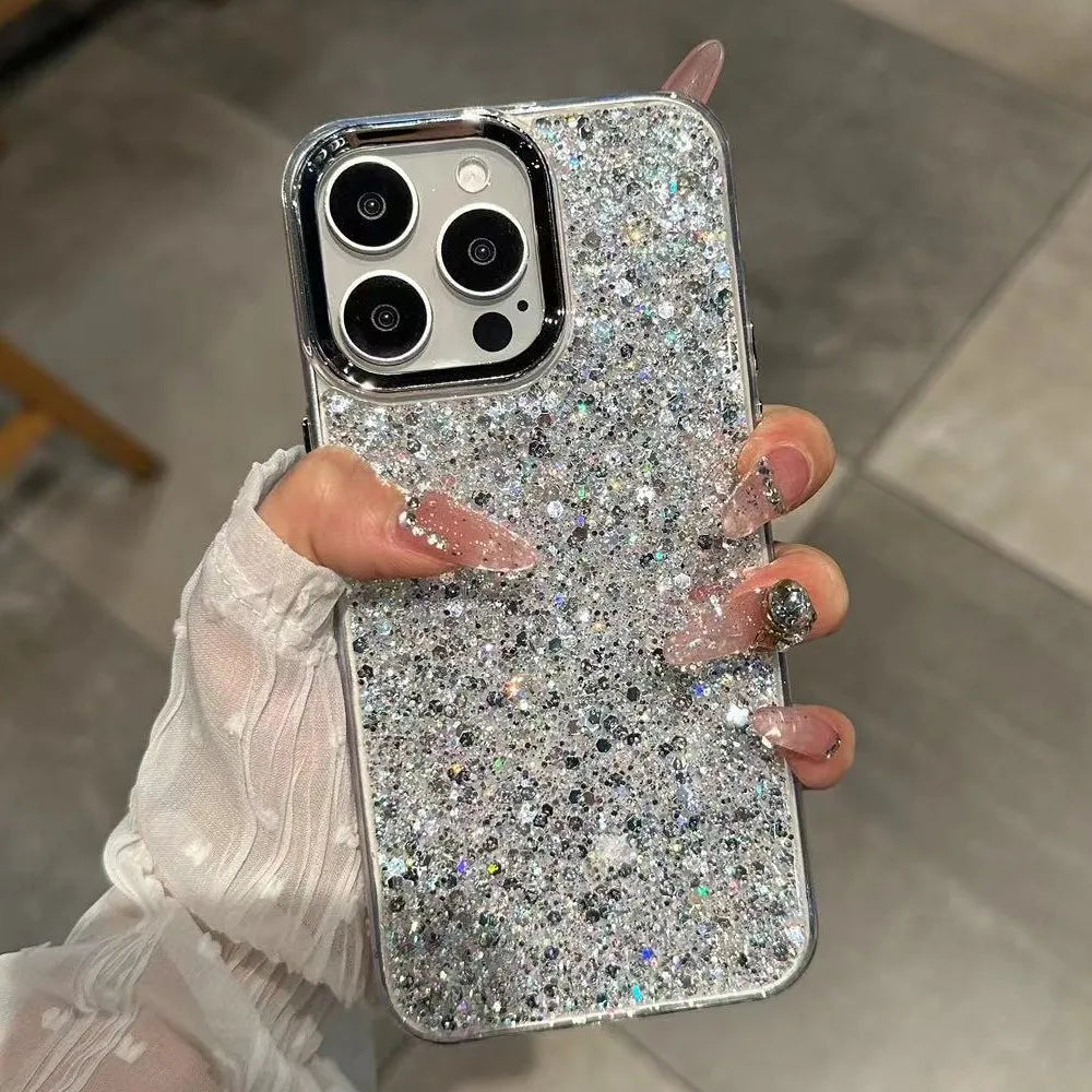 Glitter Shockproof Case  Phone