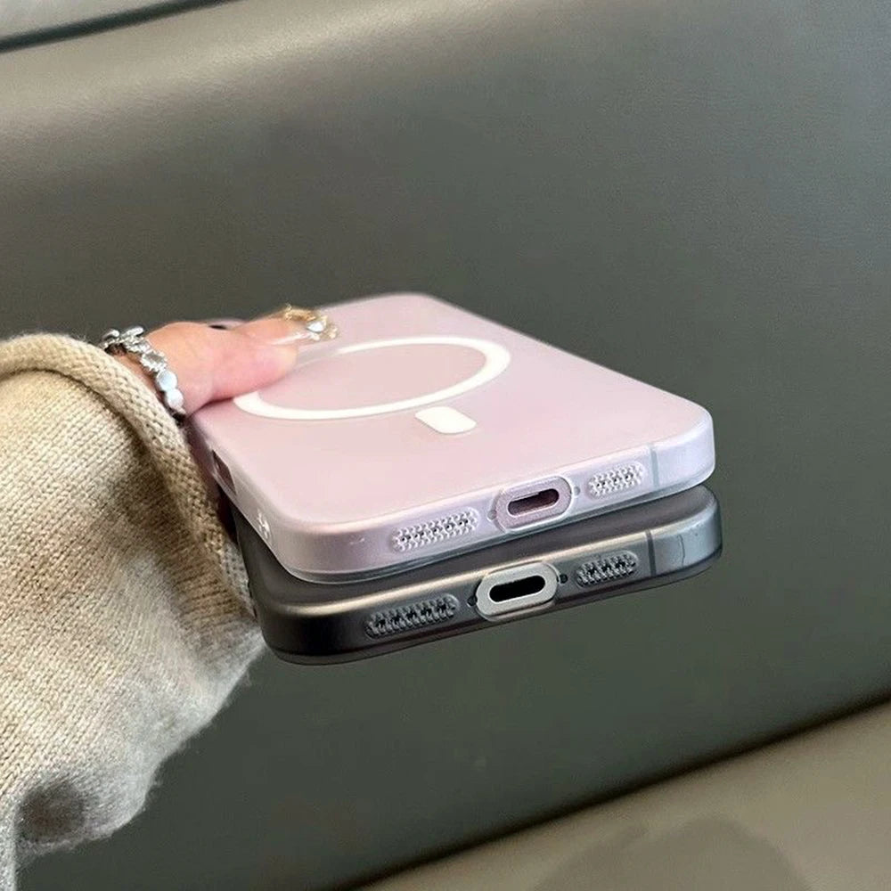 Ultra-thin Matte Magnetic Phone Case