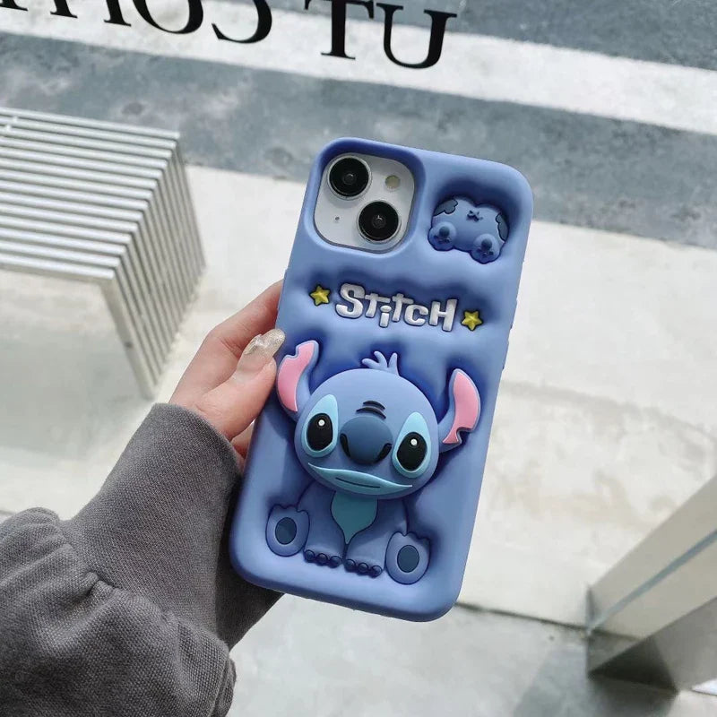 Stitch Head Grip Holder Phone Case