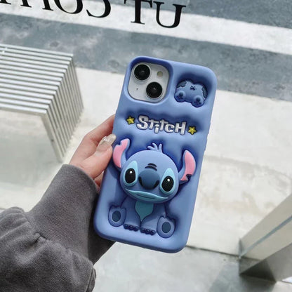 Stitch Head Grip Holder Phone Case
