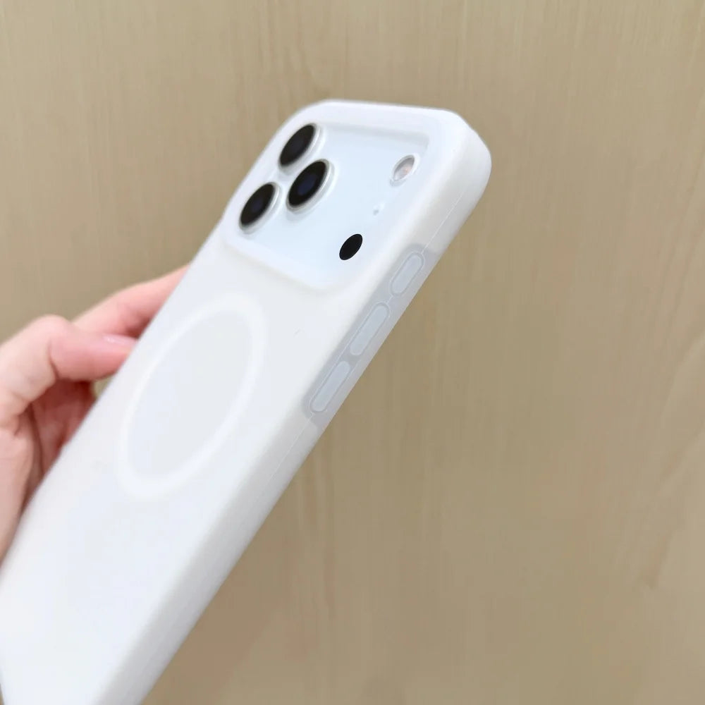 Candy Color Soft Jelly Liquid Silicone For Magsafe Magnetic Wireless Charge Phone Case