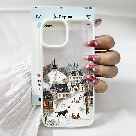 Merry Christmas Beautiful Winter Snow Phone Case