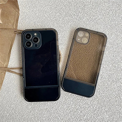 Clear Stand Holder Case for iPhone