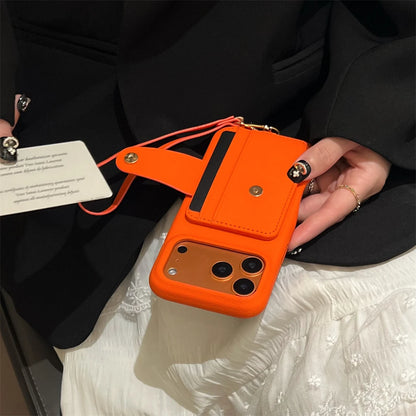 Retro Card Slot Pocket Wallet Card Bag Holder Phone Case