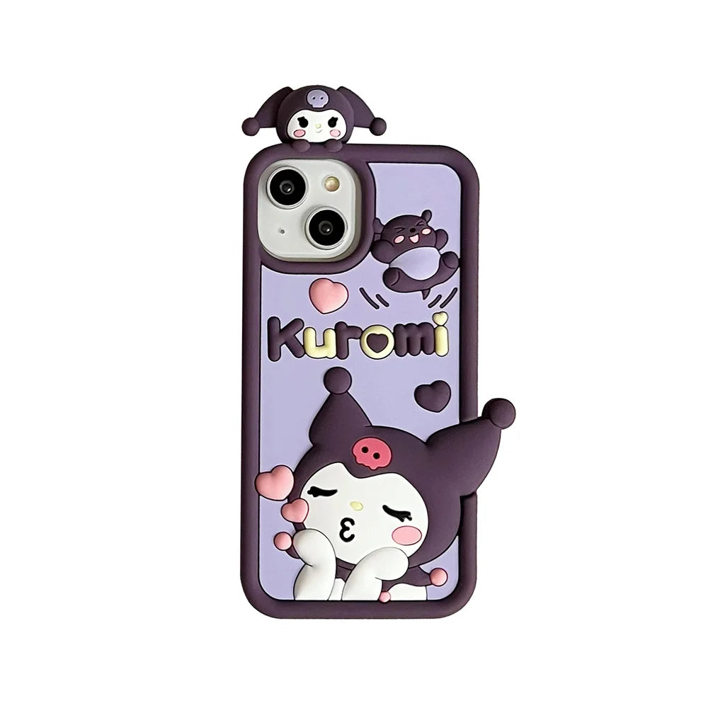 3D Kuromi Phone Case