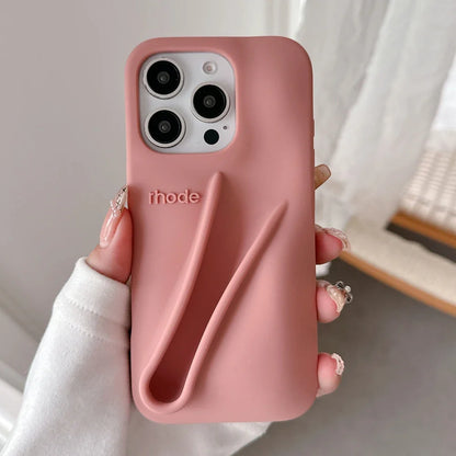Rhode Holder Silicone Lipstick iPhone Case