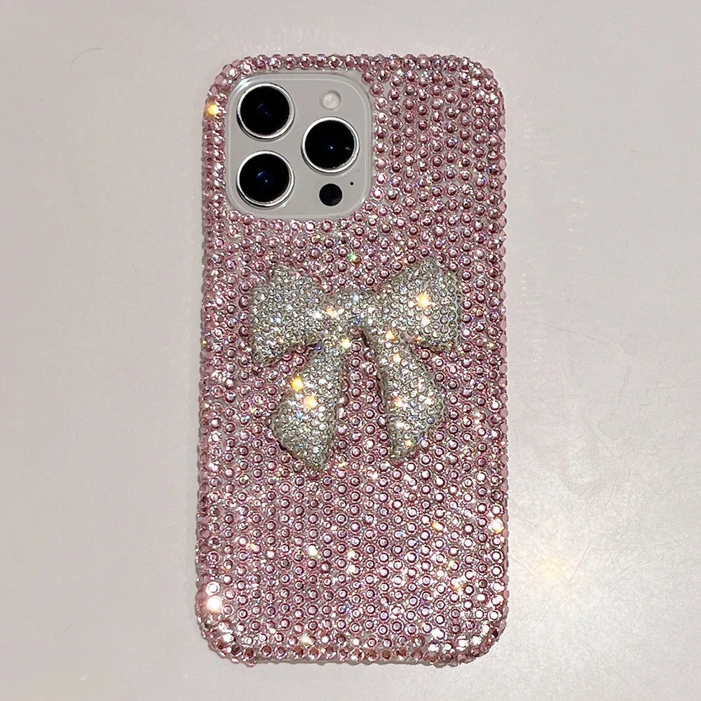 Bling Diamond Crystal Bowknot Glitter Phone Case