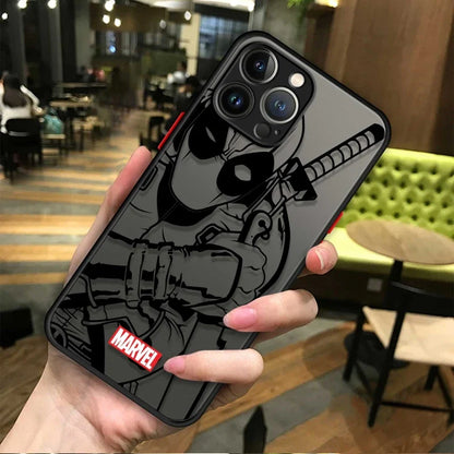 Marvel Groot & Iron Man Clear Phone Case for iPhone
