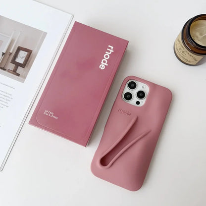 Rhode Holder Silicone Lipstick iPhone Case