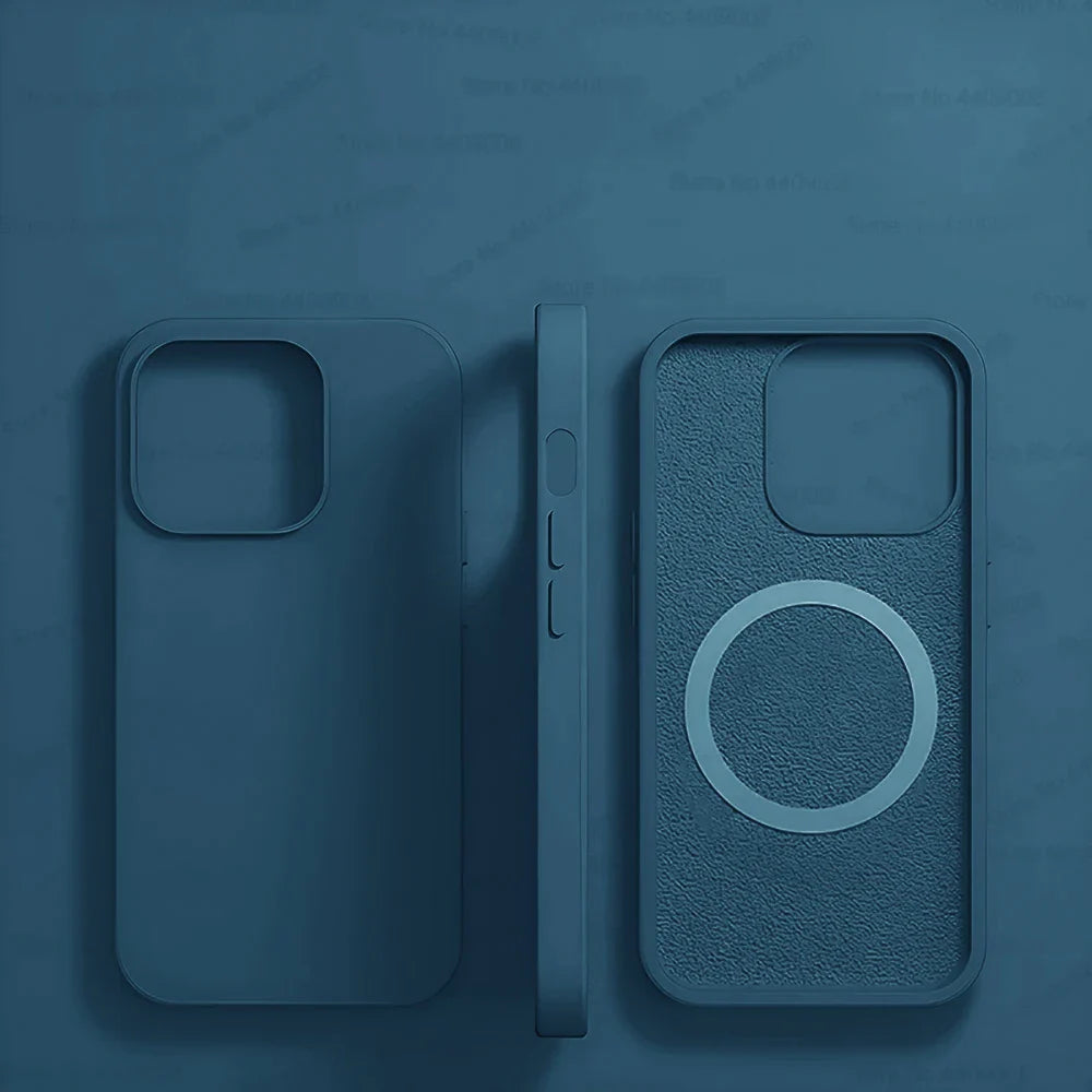 Magsafe Liquid Silicone Magnetic iPhone Case