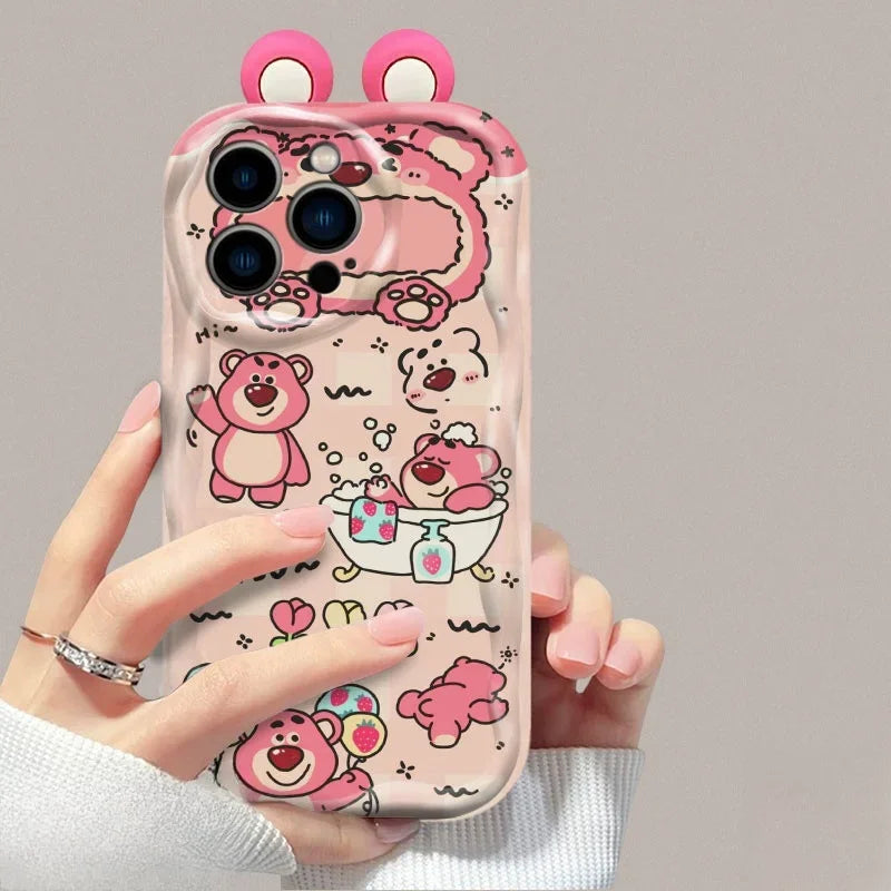 3D Ears Mickey Winnie Minnie Phone Case