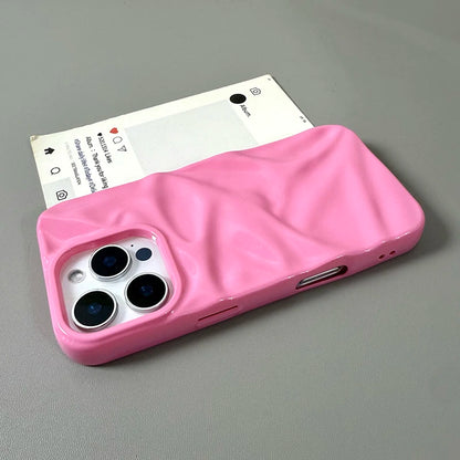 Fashion Ripple Texture Glossy Phone Case