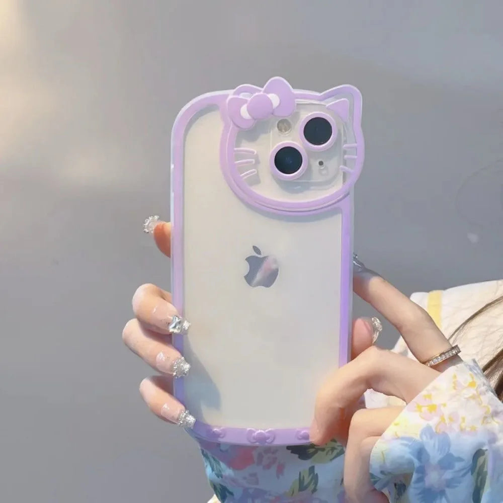 Cute Hello Kitty Kawaii KT Head Phone Case New