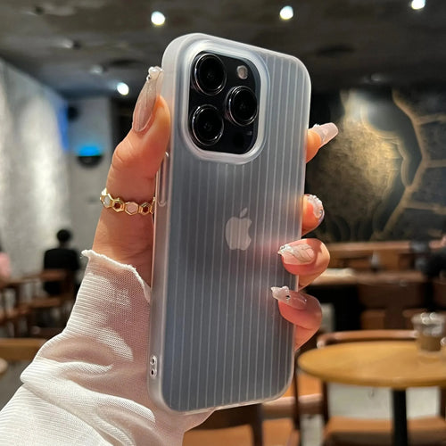 Soft Matte Corrugated Clear Phone Case