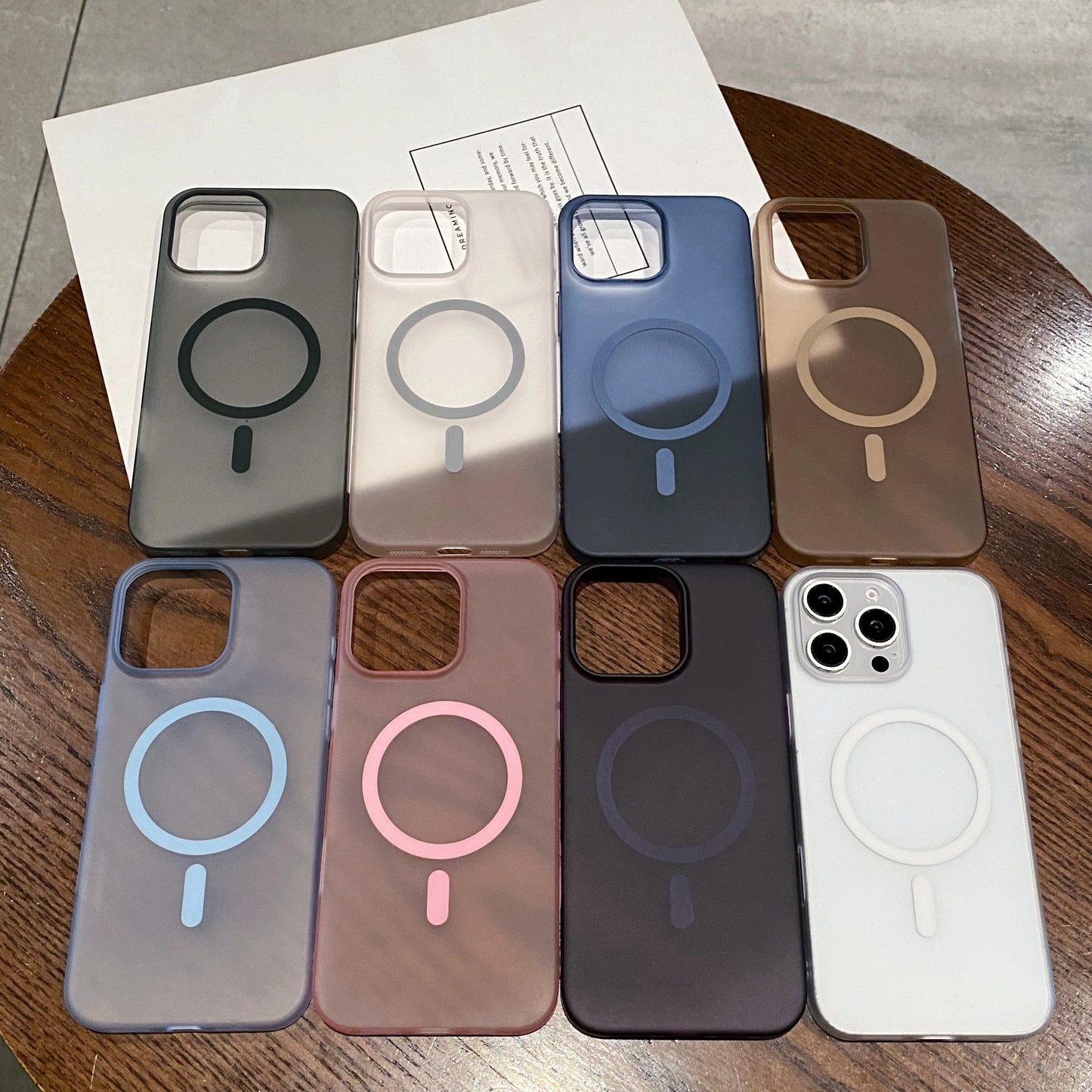 Ultra-thin Matte Magnetic Phone Case