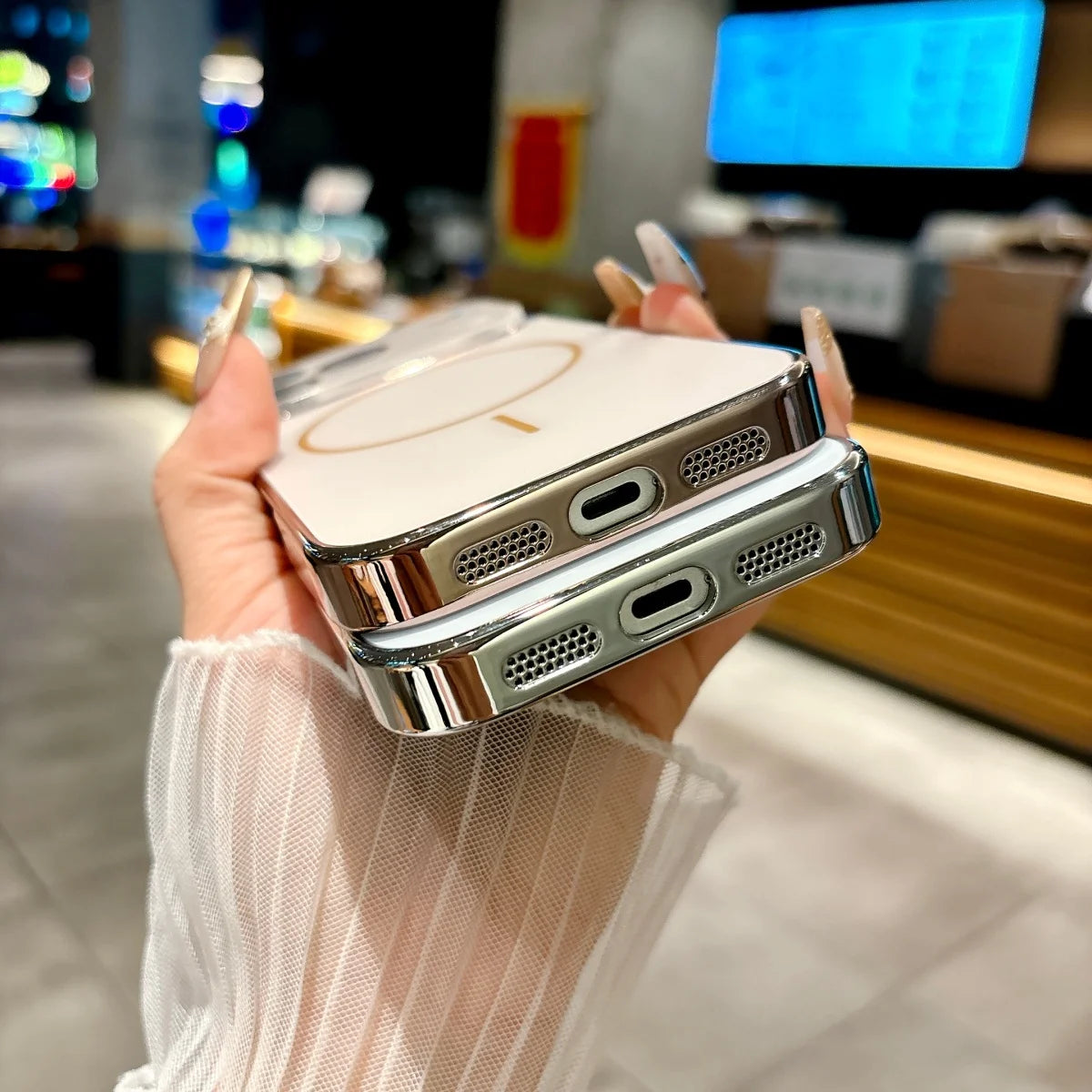 Luxury AG Nano Tempered Glass For Magsafe Phone Case