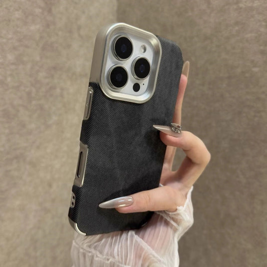 Retro Vintage Cowboy Fabric Luxury Jeans Phone Case