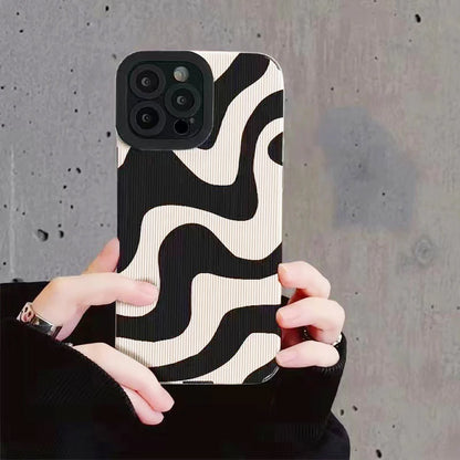 Fashion Zebra Art David Snake Silicone Phone Case New