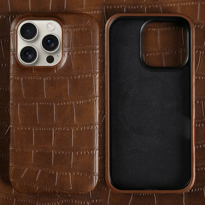 New Luxury Crocodile Leather Phone Case