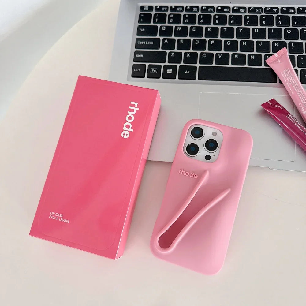 Rhode Lipstick Holder Case For iPhone With Box