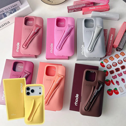 Rhode Holder Silicone Lipstick iPhone Case