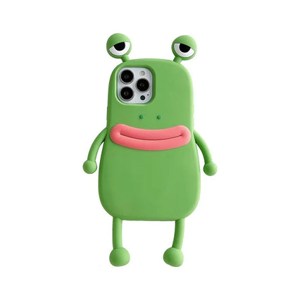 Funny Sausage Mouth Frog Phone Case