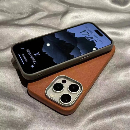 Luxury Matte Leather Phone Case