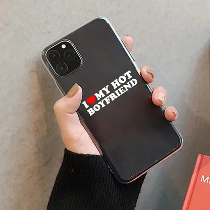 Cute Funny I Love My Girlfriend Phone Case