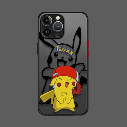 Pokemo Pikachu Cartoon Phone Case for iPhone