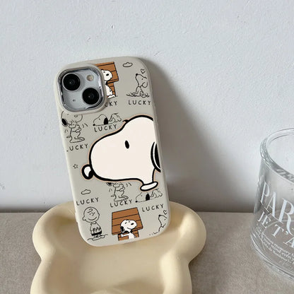 Simple Snoopy Phone Case for iPhon
