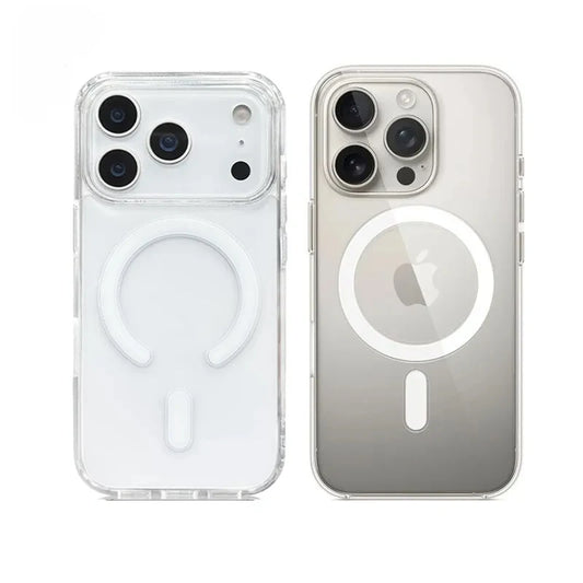 Luxury Simple Transparent Versatile s For Magsafe Magnetic Phone Case