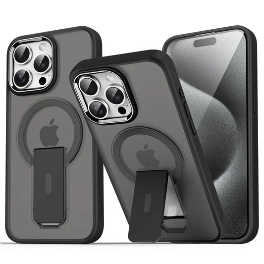 Invisible Stand Magnetic Case for iPhone