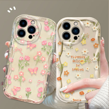 Cartoon Colorful Flowers Phone Case