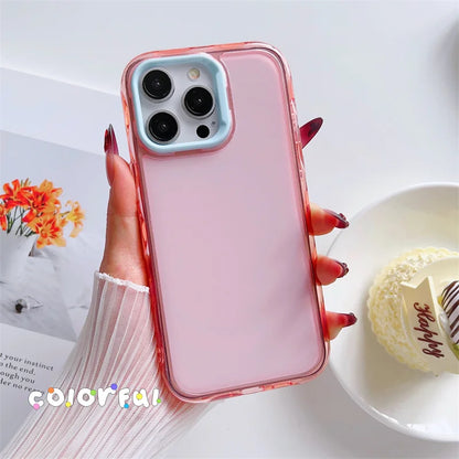 Candy Color Jelly Transparent Shockproof TPU Phone Case New