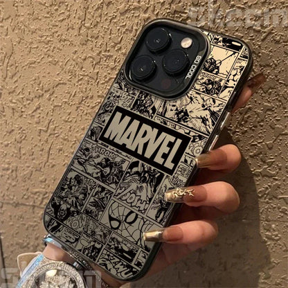 Marvel Logo Phone Case Spiderman Ironman