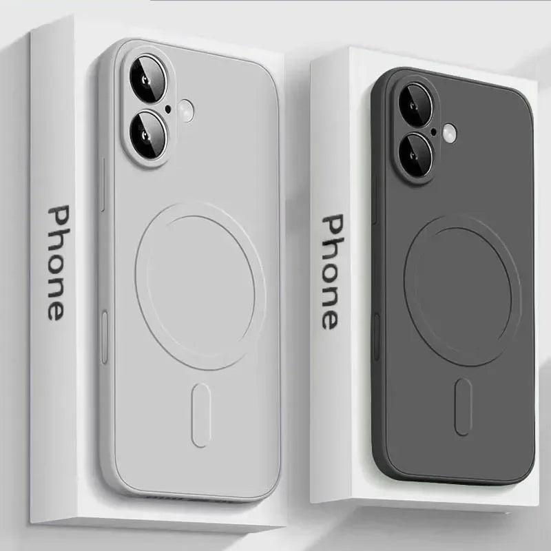 Luxury Magsafe Liquid Silicone Soft Phone Case New