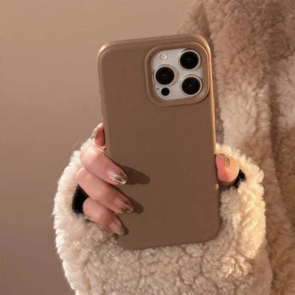 Luxury Silicone Plain Soft Phone Case