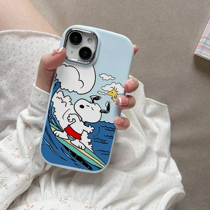 Simple Snoopy Phone Case for iPhon