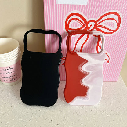 Luxury 2 In 1 Shockproof Protective Matte Gradient Phone Case