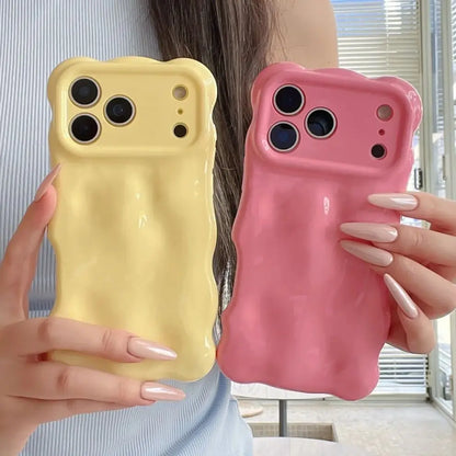 Fashion Meteorite Wave Bubble Silicone Phone Case