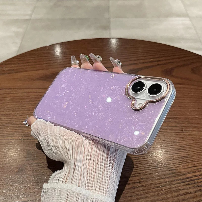 Luxury Glitter Shell Pattern Laser Phone Case New