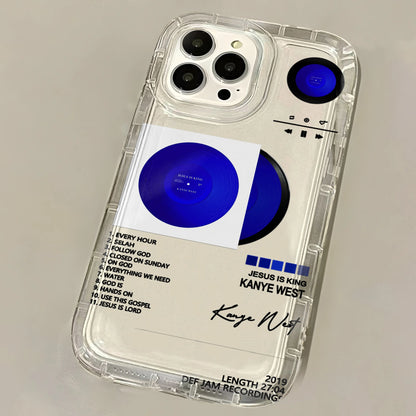 New Rapper Kanye West Hot Album Clear Phone Case